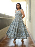 MULMUL RISHA JAAL BLOCK PRINTED TIERED DRESS MULMUL RISHA JAAL BLOCK PRINTED TIERED DRESS